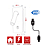 Arandela LED 3W Arcavi USB Leitura Make Interruptor Branca Bivolt - Imagem 4