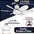 Ventilador de Teto Lampada LED E27 60W Multicor Controle Remoto Bivolt - Imagem 7