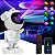 Luminária Astronauta LED Projetor de Luz Galaxia Estrelas Bluetooth USB - Imagem 1
