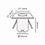 KIT 2 Mini Spot LED 1W Móvel Quadrado Direcionável Branco 3000K Bivolt - Imagem 4