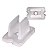 KIT 20 Presilha Fixação Neon Flex LED Parafusação 12V 127v ou 220V 12X6 - Imagem 4