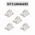 KIT 5 Presilha Fixação Neon Flex LED Parafusação 12V 127v ou 220V 12X6 - Imagem 1