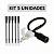 KIT 5 Engate Rápido Fita LED 10mm Plug P4 Fêmea 12V 24V - Imagem 1