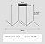 Lustre Pendente LED 23W Zig Zag 90cm Preto 3000K Bivolt - Imagem 3