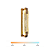 Arandela LED 12W Barra Cristal 40cm Parede Dourado Multicor Bivolt - Imagem 1
