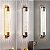 Arandela LED 12W Barra Cristal 40cm Parede Dourado Multicor Bivolt - Imagem 4