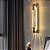 Arandela LED 12W Barra Cristal 40cm Parede Dourado Multicor Bivolt - Imagem 6