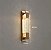 Arandela LED 12W Barra Cristal 40cm Parede Dourado Multicor Bivolt - Imagem 5