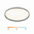 Lustre Plafon LED 60W Cinza Redondo 40cm Multicor Bivolt - Imagem 1
