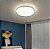 Lustre Plafon LED 60W Cinza Redondo 40cm Multicor Bivolt - Imagem 3
