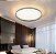 Lustre Plafon LED 60W Cinza Redondo 40cm Multicor Bivolt - Imagem 2