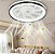 Lustre Ventilador Pendente Multicor E27 Branco Controle Remoto Bivolt - Imagem 2