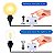 KIT 5 Módulo Interruptor de Porta Luz de LED Marcenaria Bivolt - Imagem 6