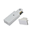 KIT Alimentador de Trilho Eletrificado + Ponteira Sobrepor Branco Bivolt - Imagem 1