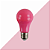 Lâmpada LED 7W Bulbo Color A60 Rosa E27 Bivolt - Imagem 3