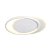 Lustre Plafon LED Duplo 49W Redondo 40cm Branco 3000K Bivolt - Imagem 4