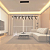 Lustre Pendente LED 125W Espiral Long 120cm Preto 3000K Bivolt - Imagem 3