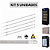 KIT 5 Barra LED 10W 50cm Geladeira Expositora Freezer 110V IP67 6500K - Imagem 1