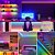 KIT Fita LED COB Digital RGBIC 2811 576 LED’s Bluetooth 12V 5 Metros + Fonte - Imagem 6