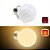 Lampada LED Bolinha 1W Branco Quente 3500K E27 127V - Imagem 3
