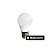Lampada 3W LED Mini Bulbo Branco Quente 3500K E27 Bivolt - Imagem 1