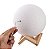 Luminária Lua Cheia LED RGB Colorida 3D 15cm Abajur de Mesa USB - Imagem 5