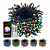 KIT Cordão Pisca LED Digital RGBWC 100 Metros Ctrl Bluetooth IP44 Bivolt - Imagem 1