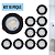 KIT 10 Spot 7W LED COB SMD Preto Redondo Branco Frio 6500K Bivolt - Imagem 1