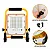 Refletor LED 100W Bateria Recarregável Holofote SMD Portátil Branco Frio - Imagem 3