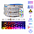 Fita LED Curva S Zig Zag 10W 2811 RGB Digital 10 Metros 12V IP20 Ctrl - Imagem 1