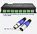 Controlador DMX Decoder 8 Canais x 3A  Display 5V-24V Plug Macho Fêmea XLR - Imagem 4