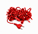 KIT 60 Metros Pisca LED Natal Fixo Vermelho IP44 Fio Vermellho 220V - Imagem 4