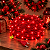 KIT 60 Metros Pisca LED Natal Fixo Vermelho IP44 Fio Vermellho 220V - Imagem 2