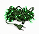 KIT 60 Metros Pisca LED Natal Fixo Verde IP44 Fio Verde 220V - Imagem 4