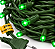 KIT 60 Metros Pisca LED Natal Fixo Verde IP44 Fio Verde 220V - Imagem 5