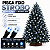 Cordão LED Natal Strobo 30 Metros Branco Frio IP44 Fio Preto 220V - Imagem 3