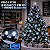 Cordão LED Natal Strobo 50 Metros Branco Frio IP44 Fio Preto 220V - Imagem 8
