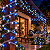 Pisca LED Natal Sequencial 3 Metros Azul Fio Translucido Bivolt - Imagem 2