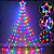 Cascata LED Natal Estrela Cachoeira 2 Metros RGB Colorido Bivolt - Imagem 3