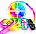 KIT Fita LED COB Neon 24V Digital Dream Color 2811 IP67 5 Metros + Fonte - Imagem 1