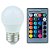 Lampada 3W LED Bulbo RGB Colorida Controle Remoto E27 Bivolt - Imagem 2