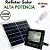 Refletor LED 40W Placa Solar Bateria Recarregavel SMD Branco Frio IP67 KIT Completo - Imagem 1