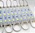 Kit 100 Modulo LED 5050 Letreiro SMD IP65 Externo 12V Dupla Face 3M Branco Frio - Imagem 1