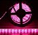 Fita LED 5050 Rosa 300 LED 7.2W / metro com Silicone Rolo 5 metros 12V - Imagem 2