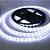 Fita LED 5050 Branco Frio 6500K 300 LED 7.2W / metro IP20 sem Silicone Rolo 5 metros 12V - Imagem 2