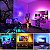 Fita LED USB 5V 3528 RGB Colorida 90LED 4.8W / metro Black com Silicone Rolo 3 metros + Controlador - Imagem 2