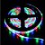 Fita LED USB 5V 3528 RGB Colorida 90LED 4.8W / metro Black com Silicone Rolo 3 metros + Controlador - Imagem 9