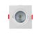Spot 12W Quadrado LED COB  Direcional 3500K Branco Quente Bivolt - Imagem 1