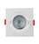 KIT 5 Spot 7W Quadrado LED COB Direcional 3500K Branco Quente Bivolt - Imagem 2