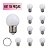KIT 10 Lampada LED Bolinha 1W Branco Frio 6500K 127V - Imagem 1